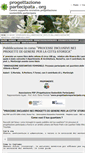 Mobile Screenshot of progettazionepartecipata.org